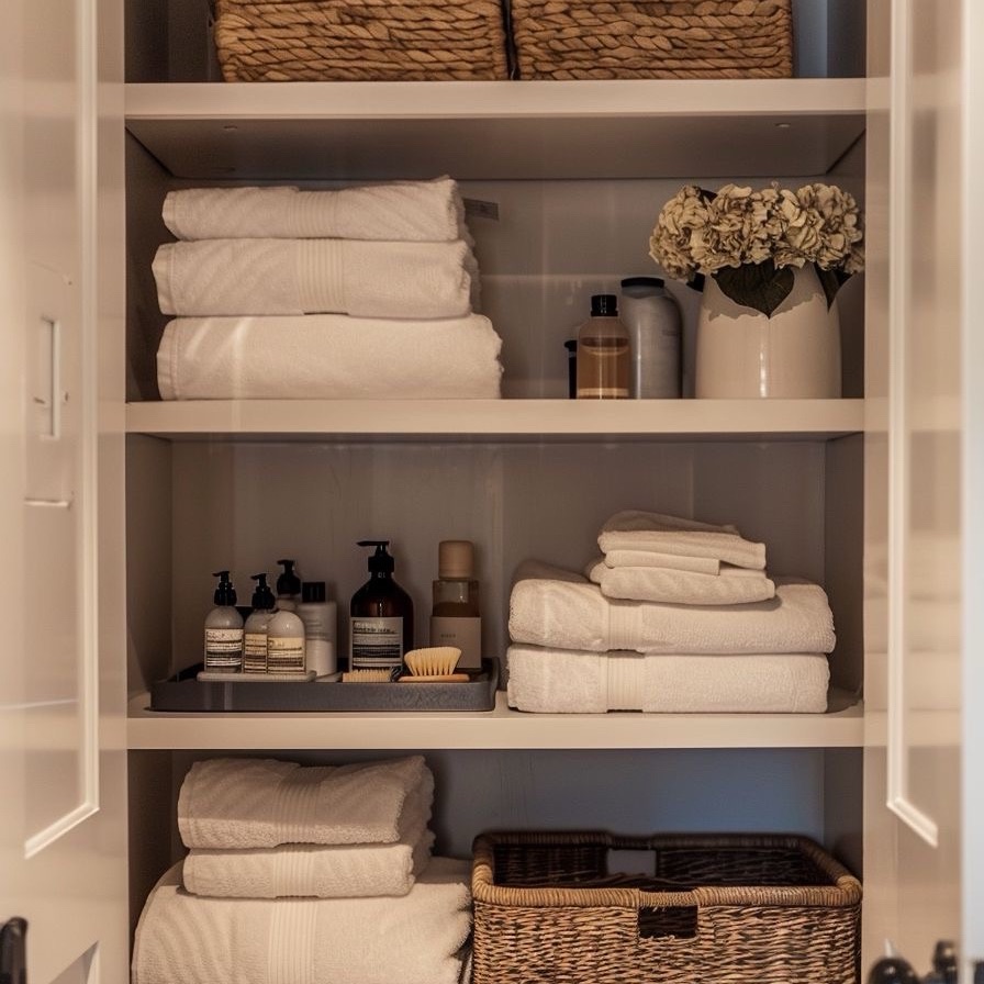 Minimalist home with clutter-free living room