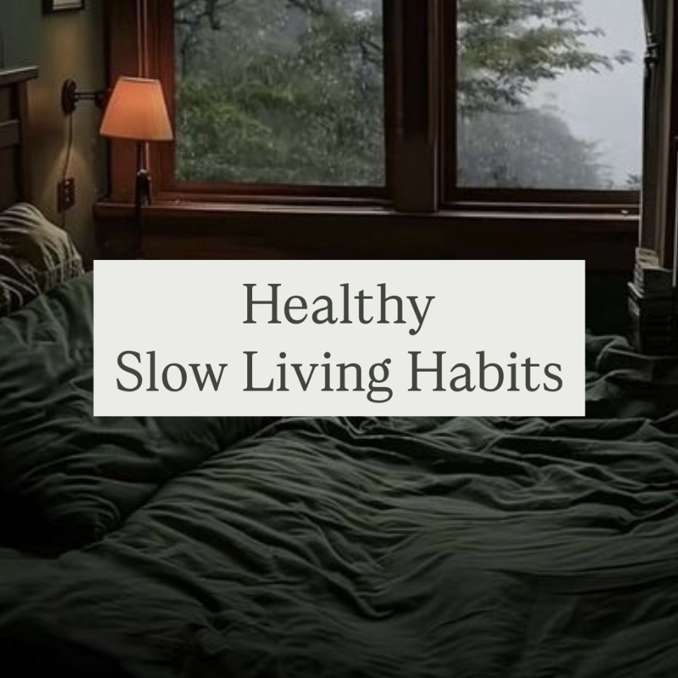 Healthy Slow Living&nbsp;Habits